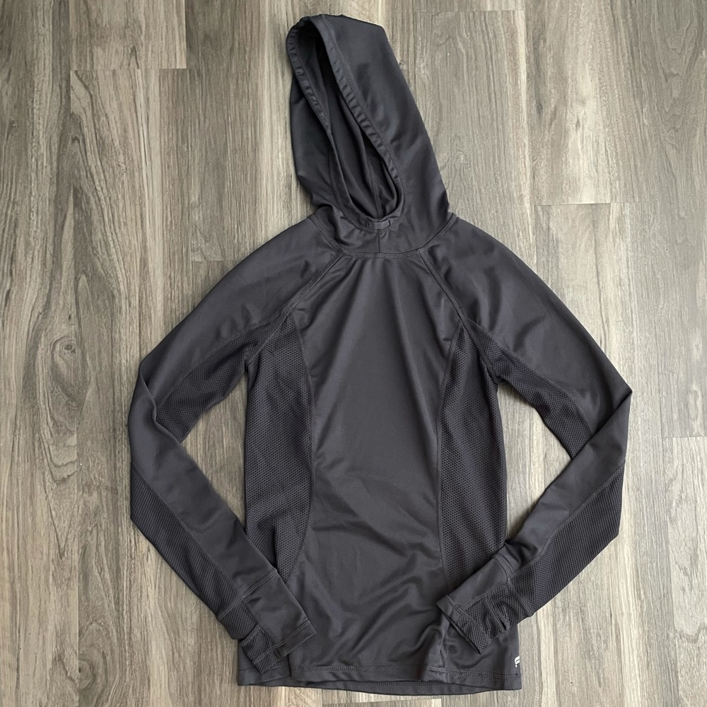 Fabletics Dark Grey Athletic Jacket/Pullover - image 1